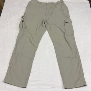 RailRiders Cargo Pants Mens XL Tan Straight Fit Pockets Outdoor Casual